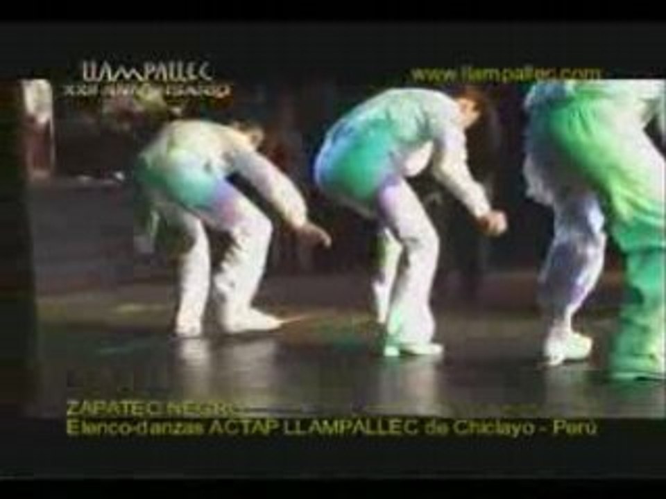 ZAPATEO NEGRO Costa Perú - grupo de danzas Llampallec