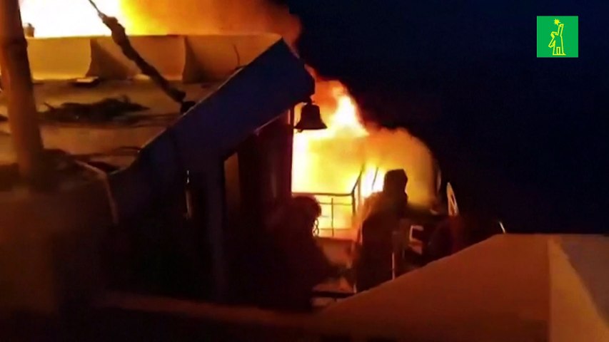 Cinco muertos y 87 desaparecidos por incendio en ferry en Filipinas