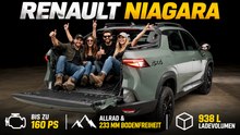 2027 Renault Niagara: Fast 5 m Pick-up mit überraschend viel SUV-Komfort