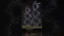 2.977 drones recriam as Torres Gêmeas em Nova York para marcar os 25 anos do 11 de setembro #shorts