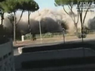 Demolizione velodromo dell'Eur a Roma