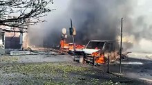 ataque russo a centro comercial, Pavlograd, Ucrânia