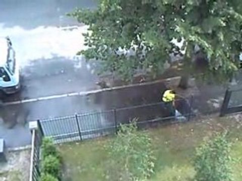 Roubaix, nettoyage des rues en été