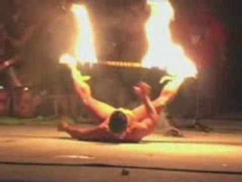 Samoan Fire knife Dancing Kap Te'O Tafiti Fire knife Dancing