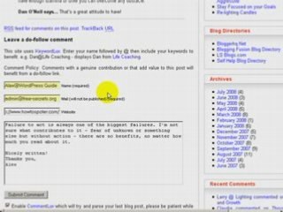 Expert WordPress Video Tutorial On Backlinks