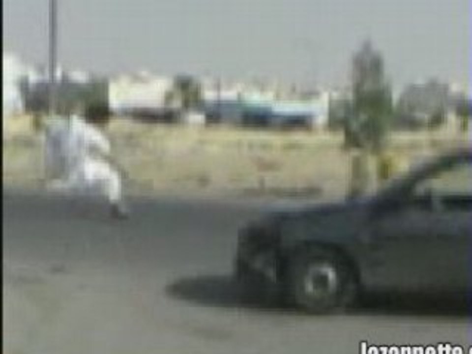 Grosse frayeur à cause d'une voiture