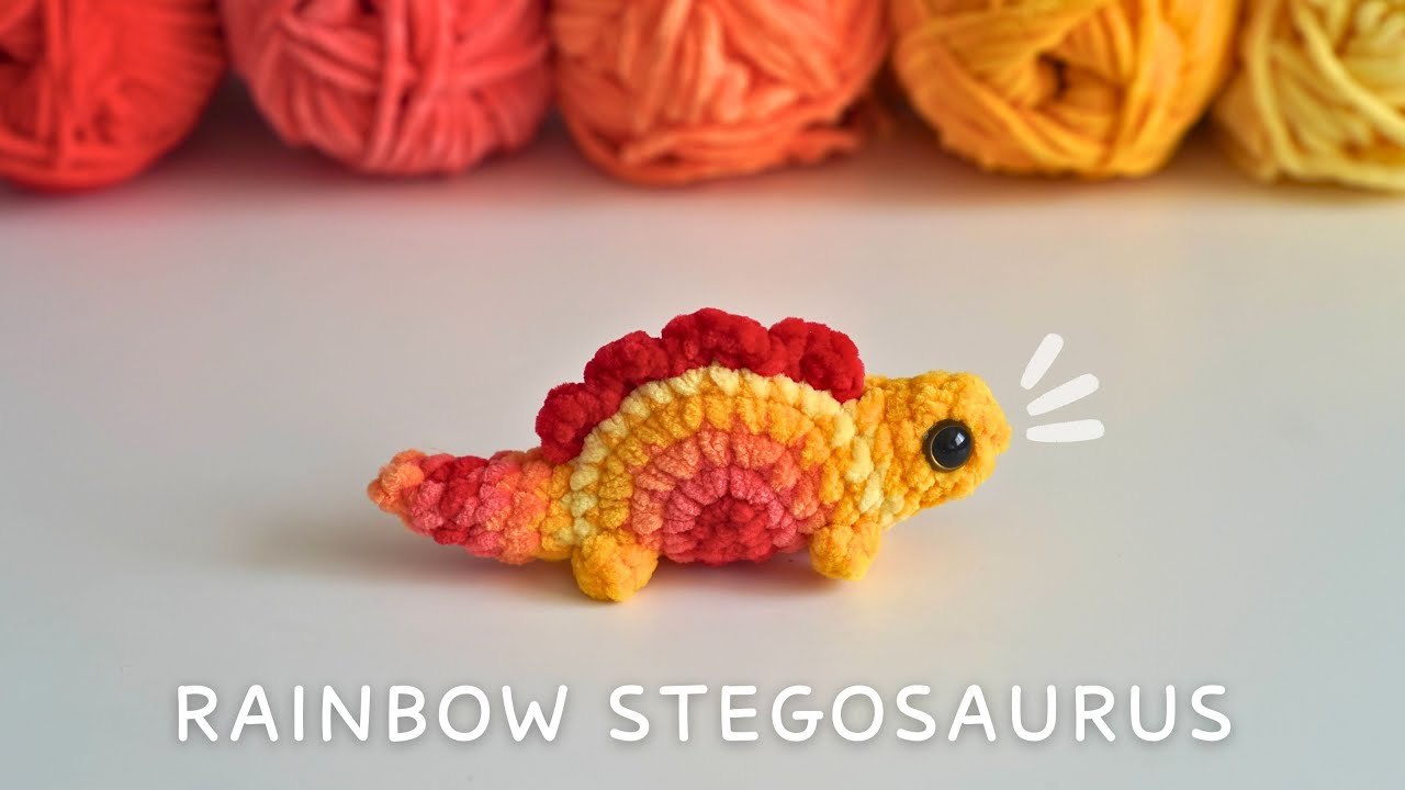 crochet-a-no-sew-rainbow-stegosaurus-free-amigurumi-tutorial-video