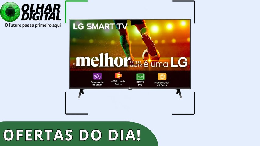 Smart TV com 60% de desconto e mais promoções imperdíveis