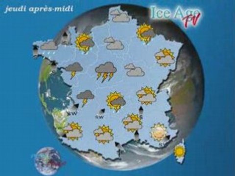 Meteo du Jeudi 31 juillet 2008
