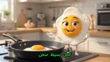 البيضة بتلزق وتتقطع معاك في الطاسة ليه؟.. الغلطة دي بتبوظ قوام البيض المقلي خالص! 🍳❌#طبخة_كرتونية #أسرار_الطبخ #اكسبلور