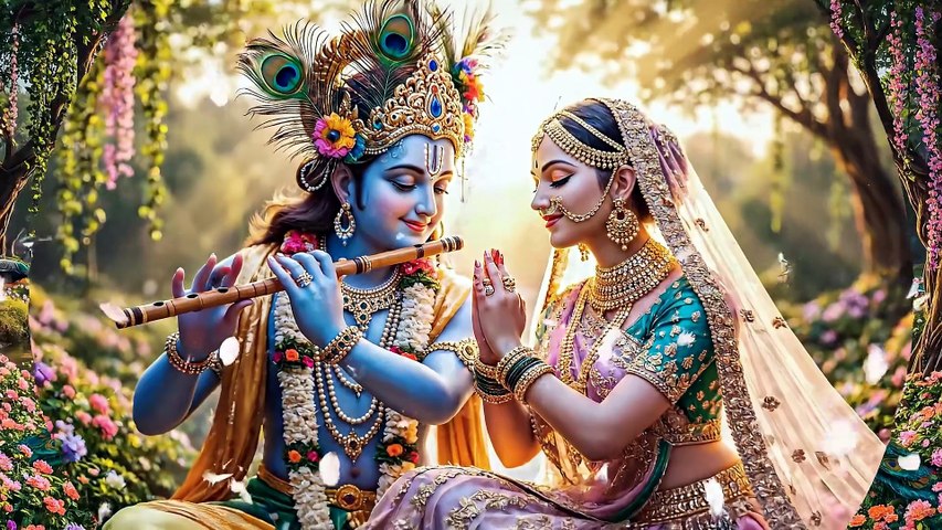 Mere Shyam Ji Shri Radhe Ji | Radha Krishna Chant & Meditation | Peaceful Devotional Track
