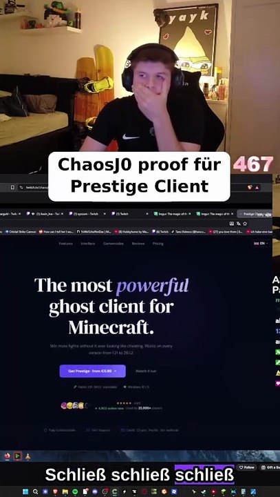 ChaosJ0 proof für Prestige Client