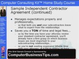 Independent Contractor Agreement for IT Consulting - ...