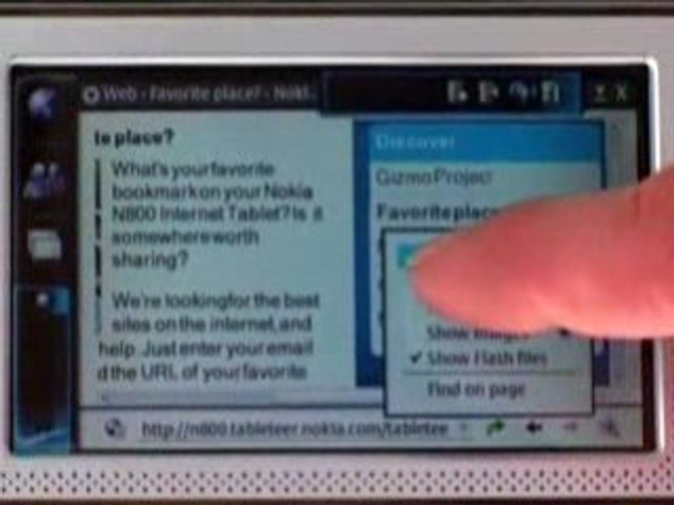 Nokia N800 Internet Tablet
