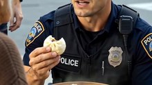 One bite of a bean bun alost uncover alost family