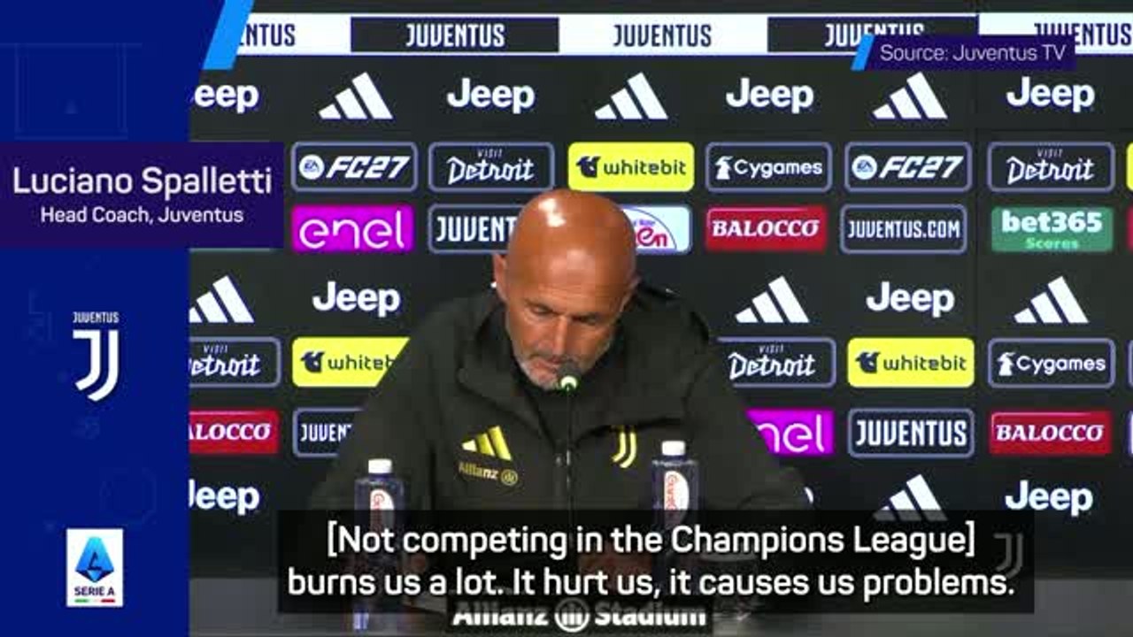 UCL absence 'hurts us' - Spalletti