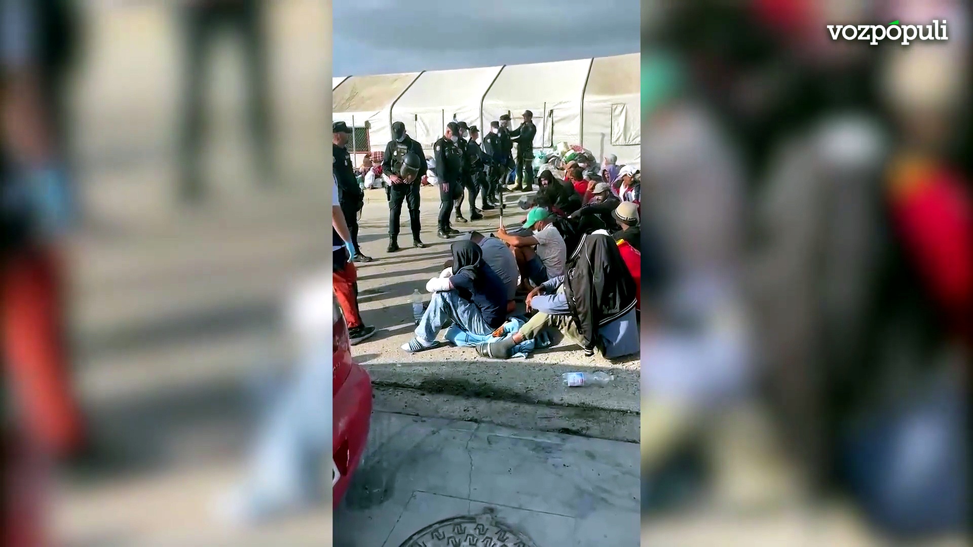 Más de 860 migrantes de Ceuta son ubicados en una nueva instalación temporal acondicionada