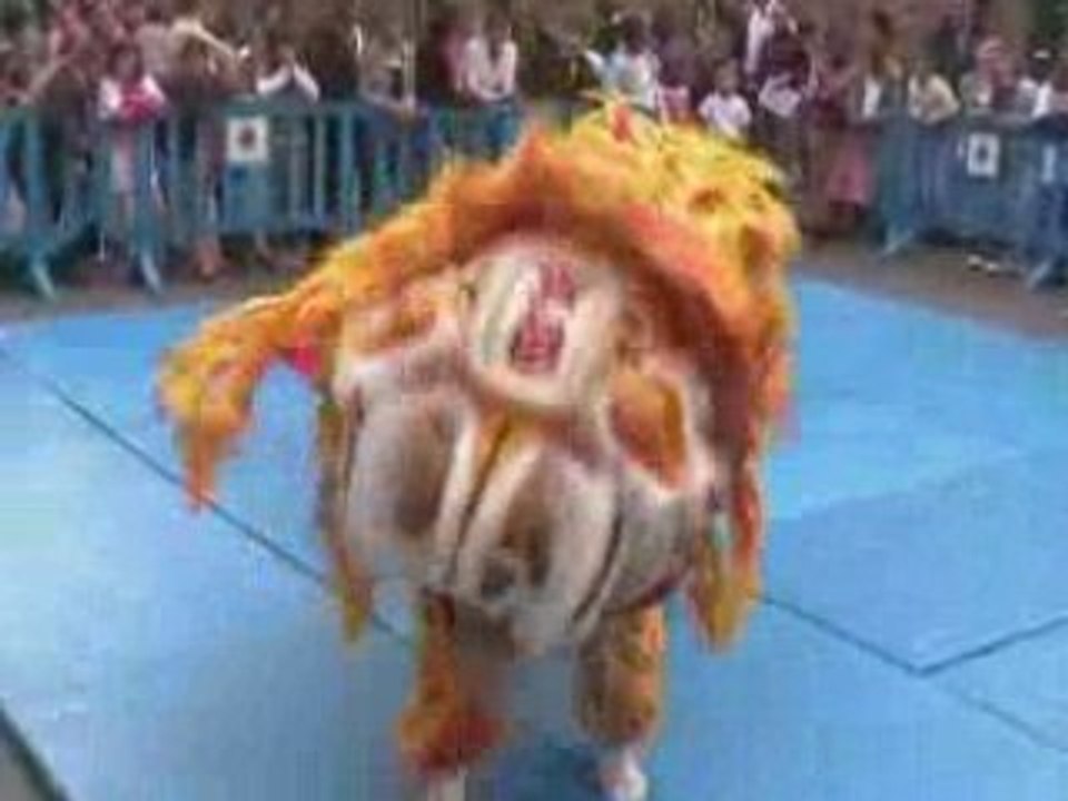 DANSE DU LION PAR L'ECOLE KIM DIEU, EPINAY SOUS SENART