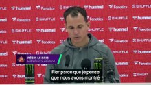 Le Bris “fier et déçu” après la défaite contre Arsenal