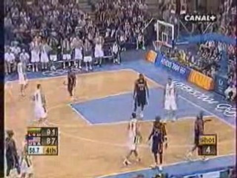 JO Athènes 2004 USA-Lituanie Jasikevicius prend feu!