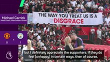 Carrick says he 'doesn't take fans for granted' after Manchester United protests