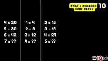 #OnlyForSmartPeople ✋️😏 What 3 Numbers Come Next? 🔢