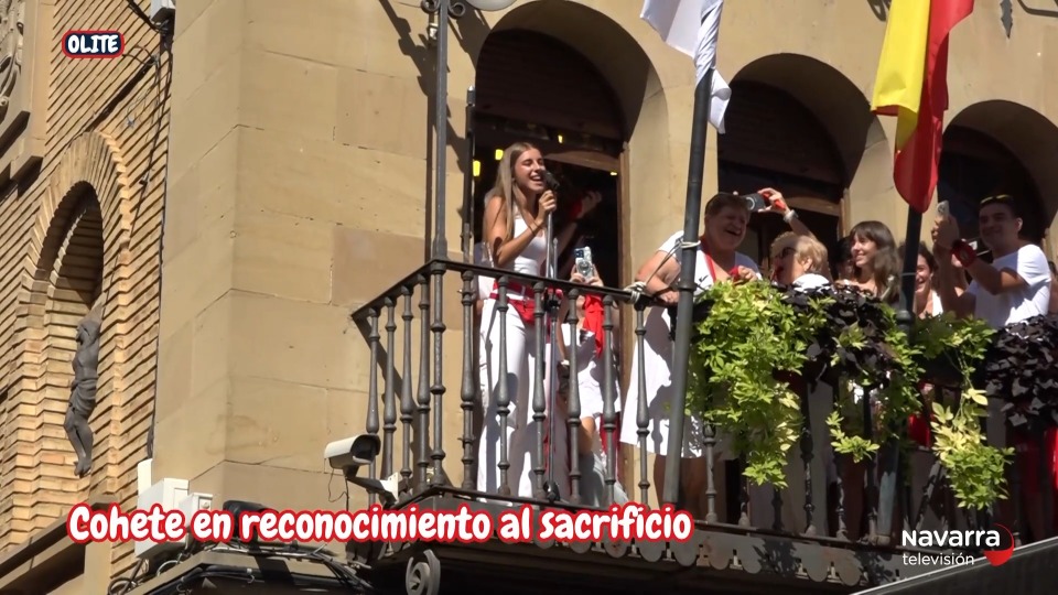 Cohete Fiestas de Olite 13/09/2026