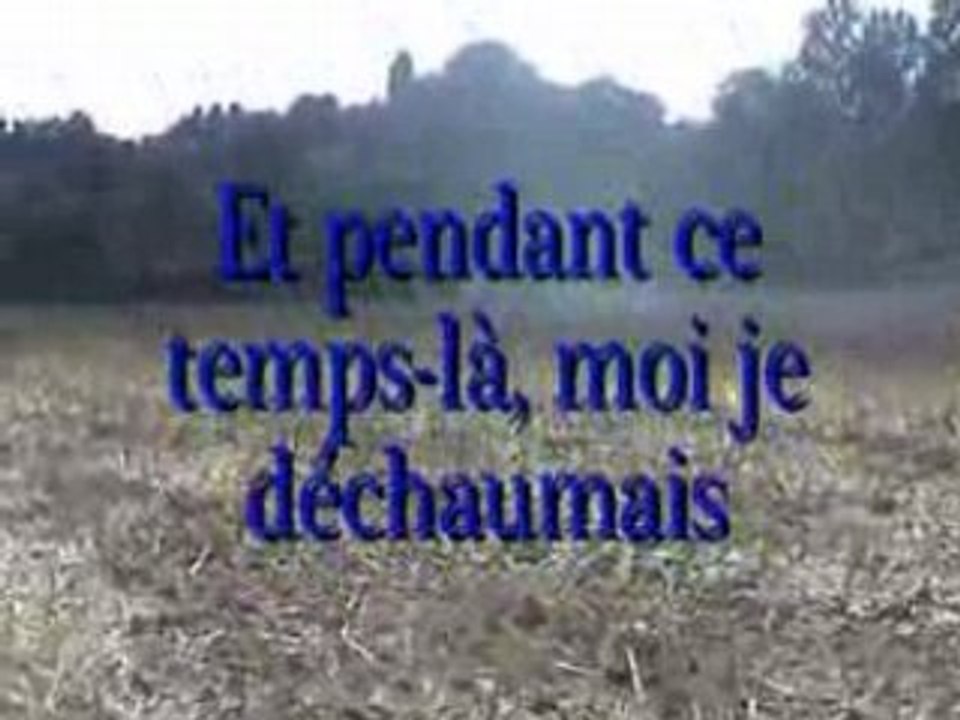 Moisson et déchaumage de colza 2008