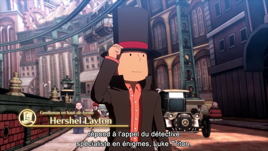 Professeur Layton et le Nouveau Monde à vapeur – Sortie le 10 décembre