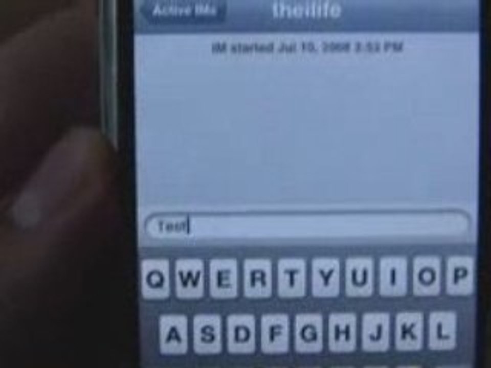 AIM Instant Messenger for iPhone