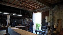 Sculpting Balance with Charred Wood  |  Alban Lanore's Studio Visit