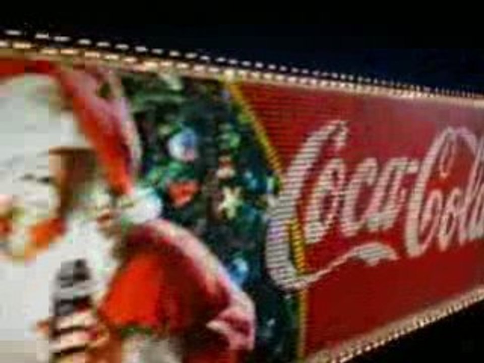 Christmas - Coca Cola Christmas - (Commercial) - Lighted Truck Convoy