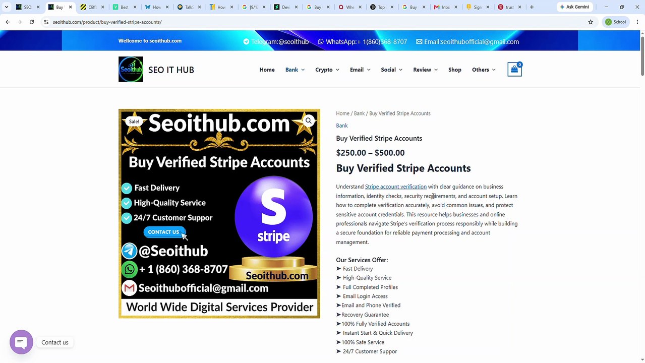 Top 34  Sites To Buy Verified Stripe Accounts US