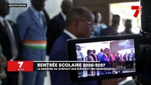 Rentrée scolaire 2026-2027 : le ministre au contact des élèves et des enseignants