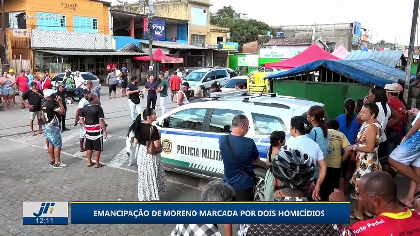 Emancipação de Moreno marcada por dois homicídios