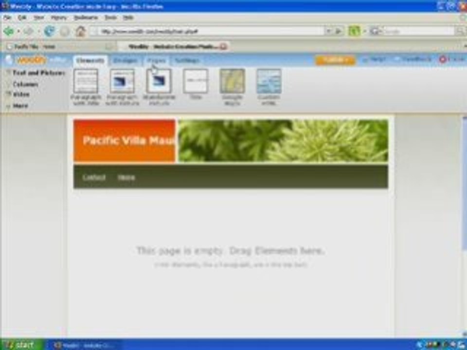 How To Create A Weebly Webpage 5/36