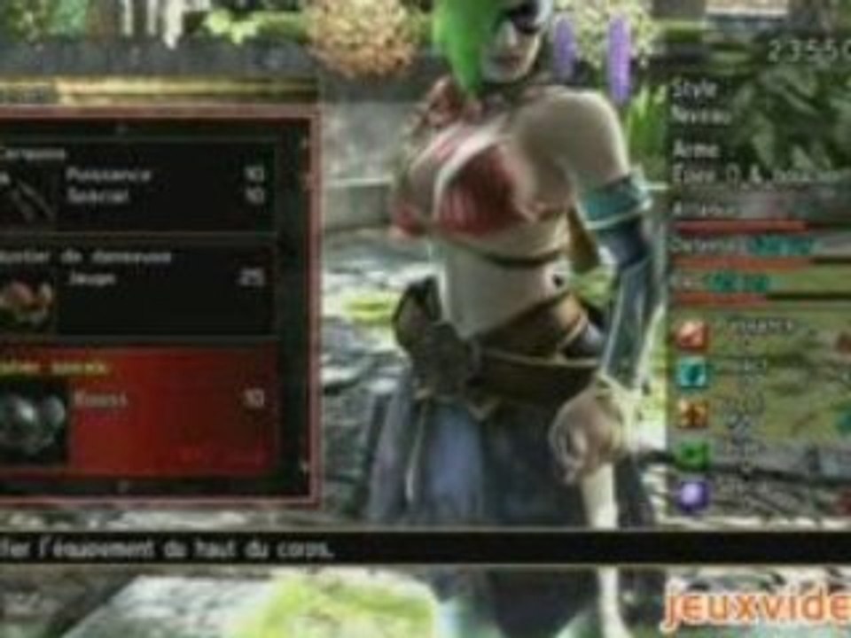 SoulCalibur IV - Création de personnage ps3