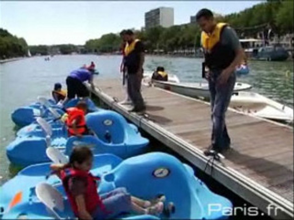 Paris Plages au bassin de la Villette…