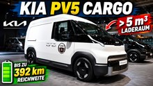 Kia PV5 Cargo L1H1 & L2H2: Kompakter Elektrotransporter für die City
