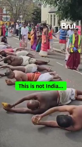 Another religious procession filmed on London’s streets