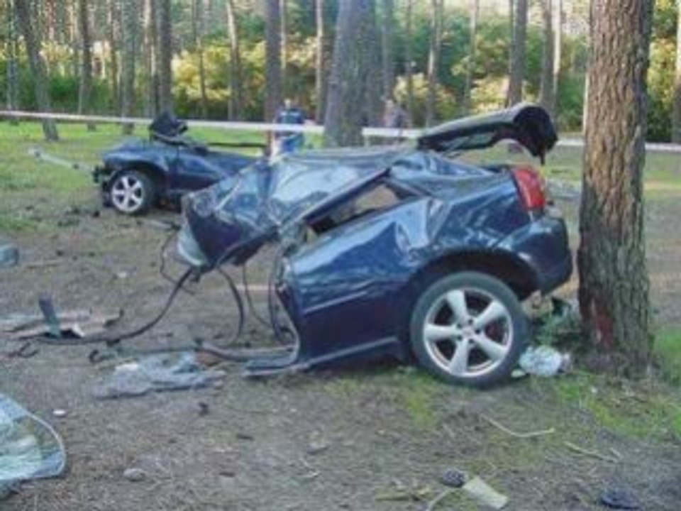 Audi A3 accident au Portugal