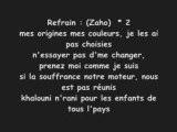 Zaho ft Tunisiano -- Citoyen Du Monde