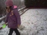 Doriane et bijou dans la neige
