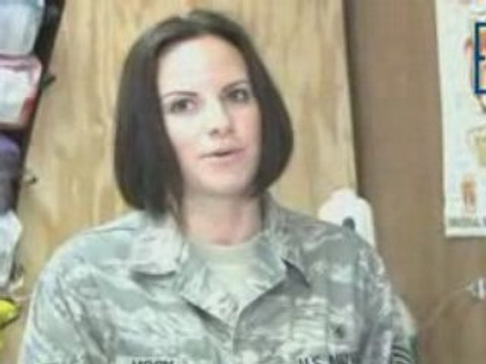 Female in the frontline