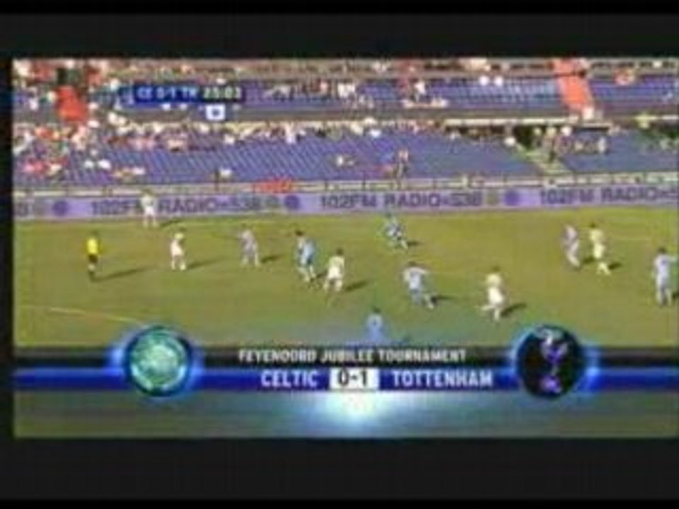 Celtic 0:1 Tottenham Hotspurs Goal from Darren Bent