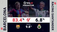 Barcelona v Racing Santander - Opta Predictor