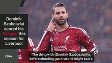 Iraola salutes Szoboszlai 'worldie' as Liverpool beat Tottenham