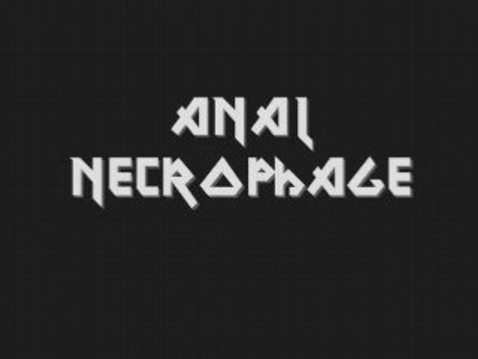 Anal Necrophage-cadavre