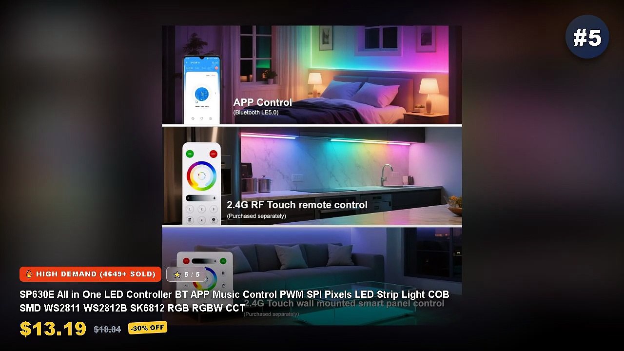 Best Top 5 Bluetooth Pixel LED Controllers For Strips on AliExpress ...