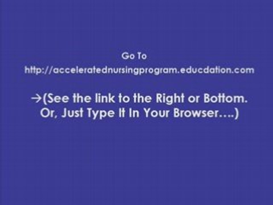 Accelerated Nursing Programs